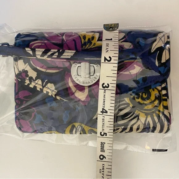 Vera Bradley Your Turn Smartphone Wristlet Wallet AFRICAN VIOLET - Picture 9 of 9